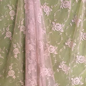 TENDE IN TULLE RICAMATO DESIGN HONLEU 11797