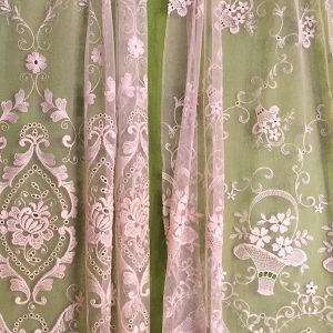 TENDE IN TULLE RICAMATO DESIGN HONLEU 12259