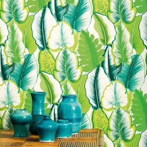 Tappezzeria in Carta Design Malfa colore Lagon