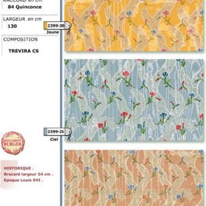 Tessuto in Cotone DISEGNO MOIRE MIGNARDISES