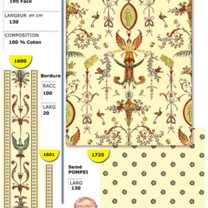 Tessuto in Cotone DISEGNO SATIN POMPEI