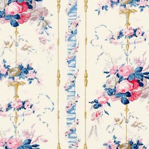 Tessuto in Cotone Disegno Madame de Lamballe